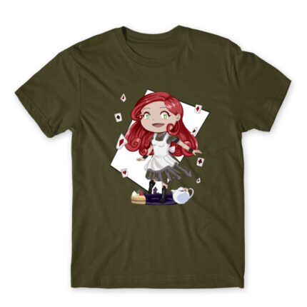 Chibi cards Army Men's T-shirt for Anime, Original Character