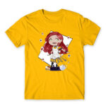 Chibi cards Gold Men's Tee for Anime, Original Character