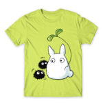 Chibi -Totoro and susuwatari Apple Green Men's Tee for Anime, My Neighbour Totoro