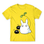 Chibi -Totoro and susuwatari Lemon Men's T-shirt for Anime, My Neighbour Totoro