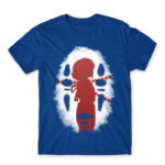 Chihiro Mask Royal Blue Men's T-shirt for Anime, Spirited Away