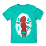 Chihiro Mask Turquoise Men's T-shirt for Anime, Spirited Away