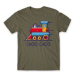 Choo-choo Zinc Men's Tee for Train Conductor, Work