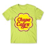 Chupacabra Apple Green Men's Tee for Brand Parody, Funny