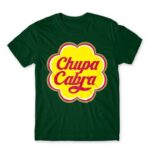 Chupacabra Bottle Green Men's Tee for Brand Parody, Funny