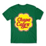 Chupacabra Kelly Green Men's Tee for Brand Parody, Funny