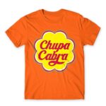 Chupacabra Orange Men's T-shirt for Brand Parody, Funny