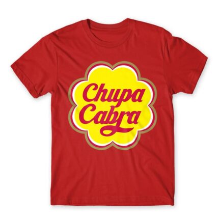 Chupacabra Red Men's T-shirt for Brand Parody, Funny