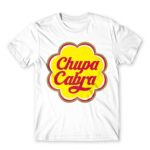 Chupacabra White Men's T-shirt for Brand Parody, Funny