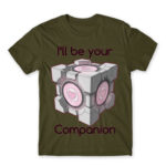 Companion Cube Army Men's T-shirt for Anime, Portal