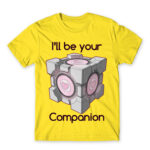 Companion Cube Lemon Men's Tee for Anime, Portal