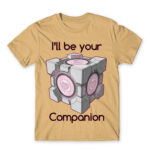 Companion Cube Sand Men's Tee for Anime, Portal