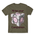 Companion Cube Zinc Men's T-shirt for Anime, Portal