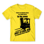 Cool kid on a forklift Lemon Men's Tee for Forklift Driver, Work