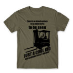 Cool kid on a forklift Zinc Men's Tee for Forklift Driver, Work