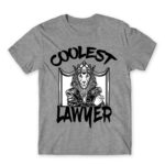 Coolest Lawyer Grey Melange Men's T-shirt for Lawyer, Work