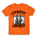 Coolest Lawyer Orange Men's Tee for Lawyer, Work