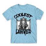 Coolest Lawyer Sky Blue Men's Tee for Lawyer, Work