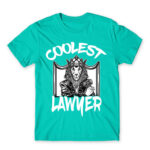 Coolest Lawyer Turquoise Men's Tee for Lawyer, Work