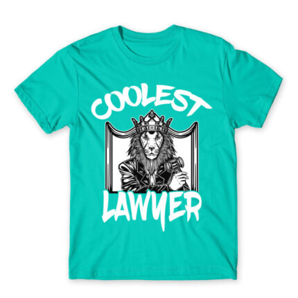 Coolest Lawyer Turquoise Men's Tee for Lawyer, Work
