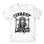 Coolest Lawyer White Men's T-shirt for Lawyer, Work