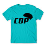 Cop Atoll Blue Men's Tee for Police, Work