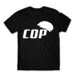 Cop Black Men's T-shirt for Police, Work