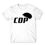 Cop White Men's Tee for Police, Work