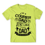Coruier dad Apple Green Men's T-shirt for Courier, Work
