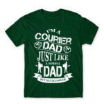 Coruier dad Bottle Green Men's Tee for Courier, Work