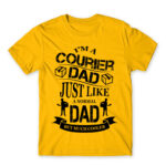 Coruier dad Gold Men's T-shirt for Courier, Work