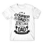Coruier dad White Men's T-shirt for Courier, Work