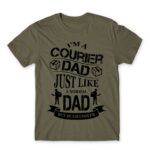Coruier dad Zinc Men's T-shirt for Courier, Work