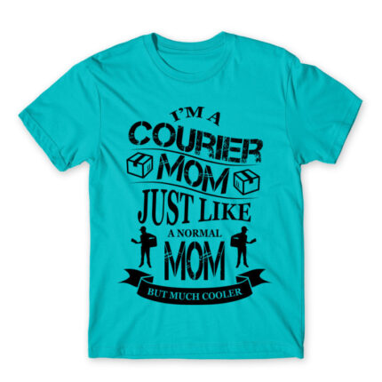 Coruier mom Atoll Blue Men's Tee for Courier, Work