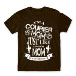 Coruier mom Chocolate Men's T-shirt for Courier, Work