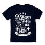 Coruier mom Navy Men's T-shirt for Courier, Work