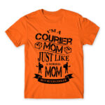 Coruier mom Orange Men's Tee for Courier, Work