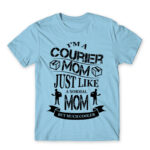 Coruier mom Sky Blue Men's Tee for Courier, Work