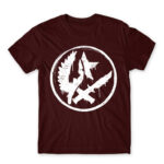 Couner Strike symbols Burgundy Men's T-shirt