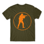 Counter Strike logo Army Men's T-shirt
