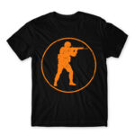 Counter Strike logo Black Men's Tee