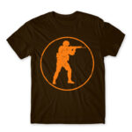 Counter Strike logo Chocolate Men's Tee