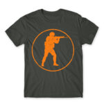 Counter Strike logo Dark Grey Men's Tee