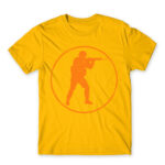 Counter Strike logo Gold Men's Tee