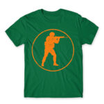Counter Strike logo Kelly Green Men's Tee