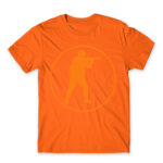 Counter Strike logo Orange Men's T-shirt