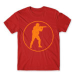Counter Strike logo Red Men's Tee