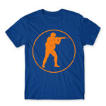 Counter Strike logo Royal Blue Men's Tee