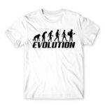 Courier evolution White Men's T-shirt for Courier, Work