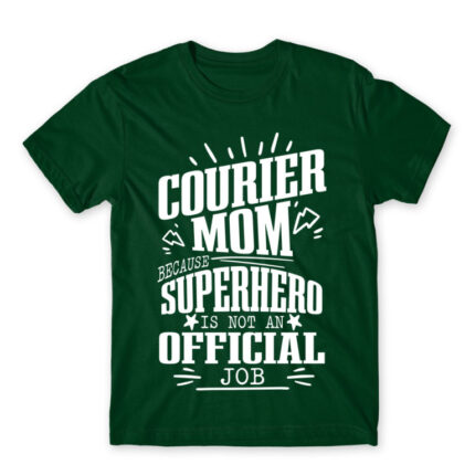 Courier Mom Bottle Green Men's Tee for Courier, Work